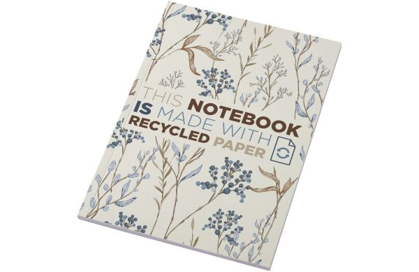 Novella Austen A5 Softcover Notizbuch aus Recyclingmaterial – 50 Blatt, elfenbeinweiß