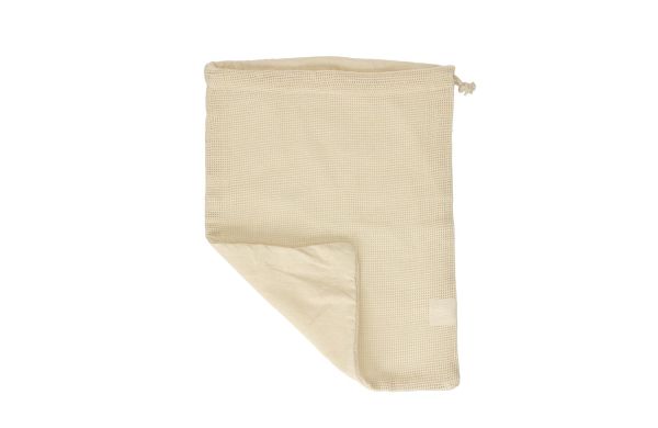 Obst- und Gemüsebeutel Cotton "ECOCARE", Materialmix, beige