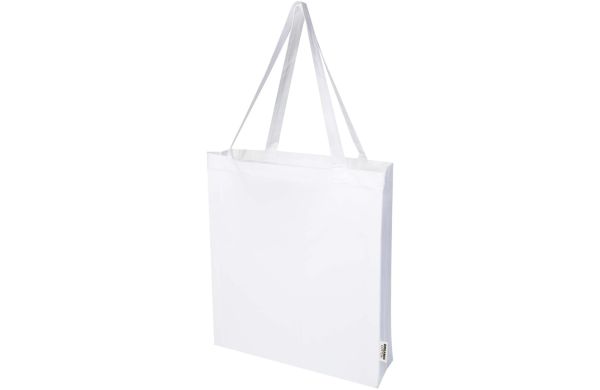 Odisha 180 g/m² OCS Bio Tragetasche mit Seitenfalten 14L, weiss
