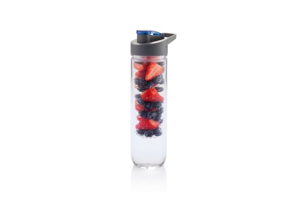 Wasserflasche mit Aromafach/blau