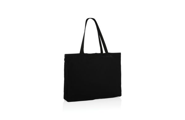 Impact AWARE™ recycelte Baumwoll-Shopper 145gr/schwarz