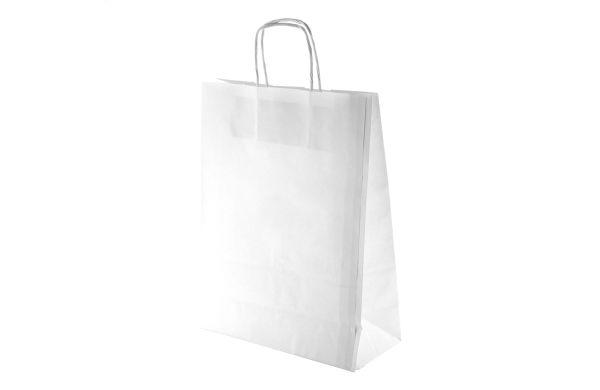 Papier-Einkaufstasche Store, weiss