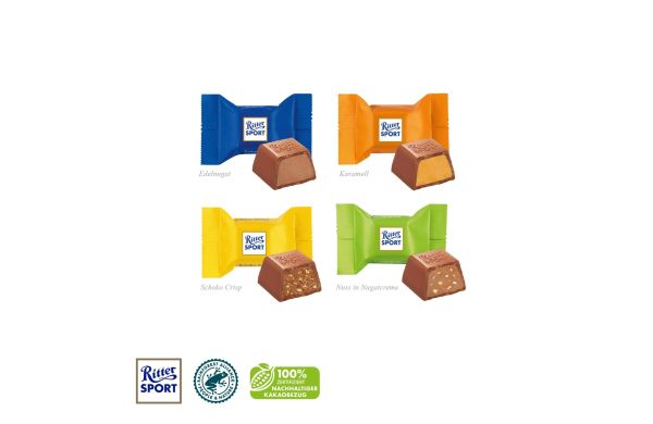 Präsentbox Mit Ritter Sport Schokowürfel