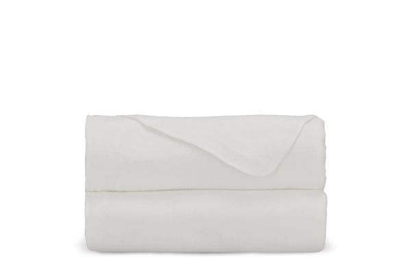 R-PET Fleece-Decke Sublimation 120x150 cm 250g/m², weiss