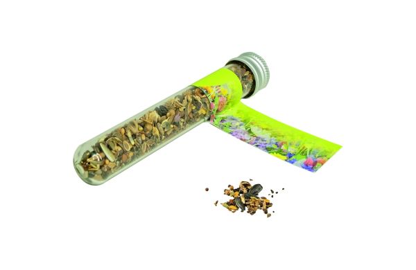 Reagenzglas Bienenbuffet, Bienenwiesenmischung