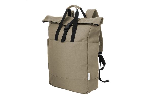 Recycelten Canvas Rucksack Rebyss Roll, beige