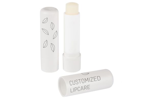 Recycling-Lippenpflegestift "Lipcare Recycled Plastic" weiß