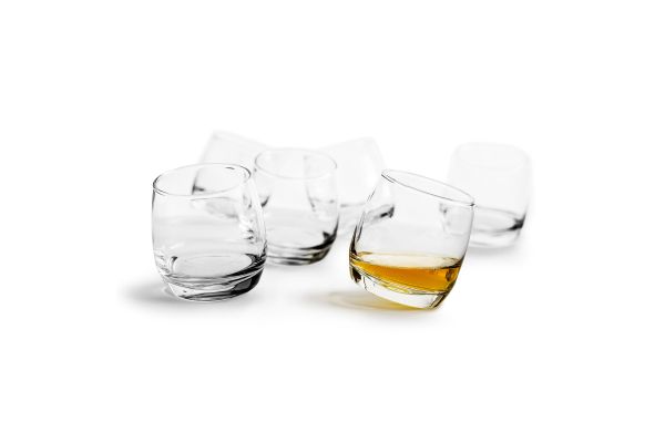 Sagaform Becher mit abgerundetem Boden Set 6-teilig 300ml, transparent