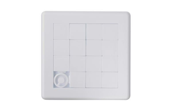 Schiebepuzzel, weiss