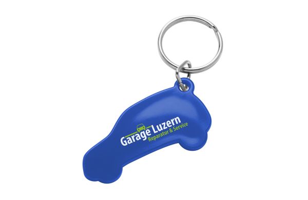 Schlüsselanhänger Auto_ blau