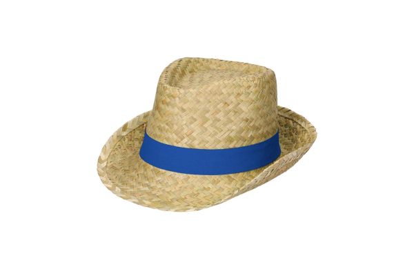 Sommerhut "Kuba", beige/blau