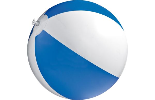 Strandball aus PVC mit einer Segmentlänge von 40 cm - blau