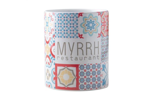Sublimationsbecher MultiColour, weiss