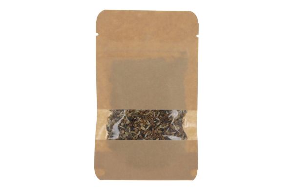 Tüte mit 4 Gramm Wildblumensamen, braun