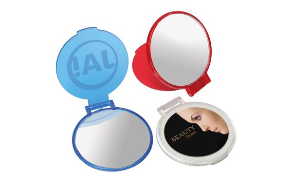 Taschenspiegel_ rund_ blau-transparent