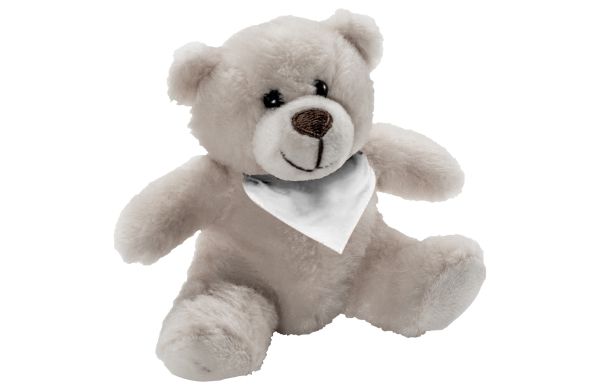 Teddybär Baby aus Plüsch - beige