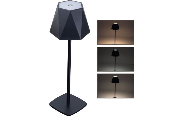 Tischlampe Blackburn - schwarz