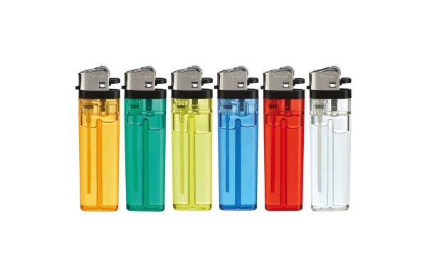 TOM® NM-1 Reibradfeuerzeug, transparent