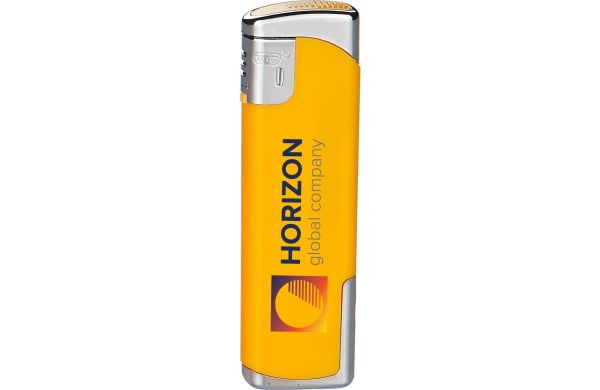 TOM SM-6 LED 04 Elektronik-Feuerzeug_ gelb