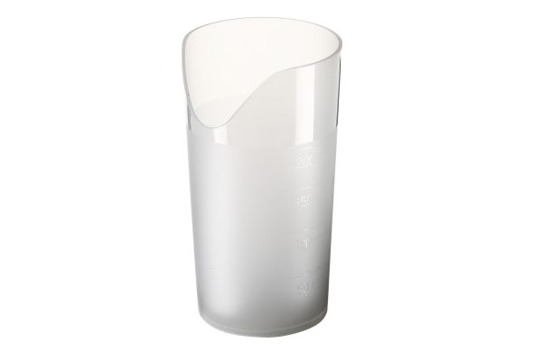 Trinkbecher "Ergonomie" 0,2 l, transparent