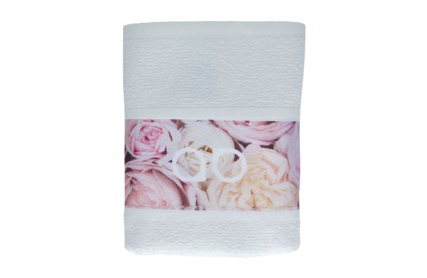 Tuch mit Sublimationsdruck Subowel S, weiss