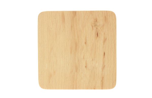 Untersetzer "Woody" eckig, beige