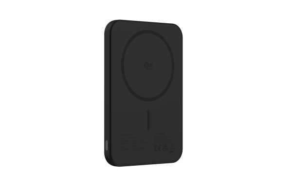 Urban Vitamin Pomona 5000mAh Qi2.2 25W magnetische Powerbank, schwarz