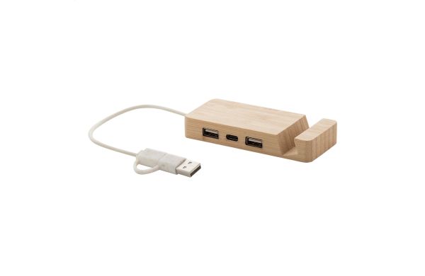 USB Hub Mobaru, weiss
