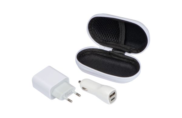 USB + C Type Travel Set - weiß