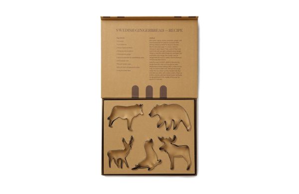 VINGA Nordic Big 5-tlg. Ausstechformen-Set/grau