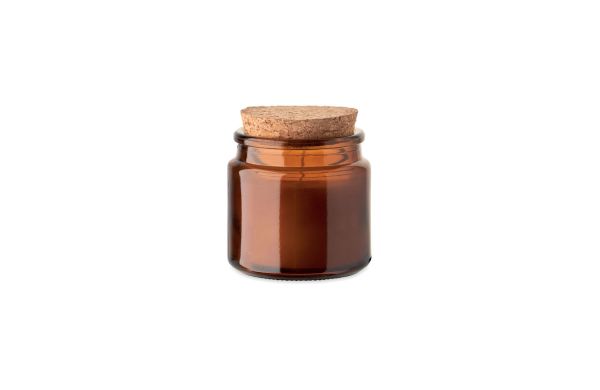 VALO Kerze aus Pflanzenwachs 70g, braun