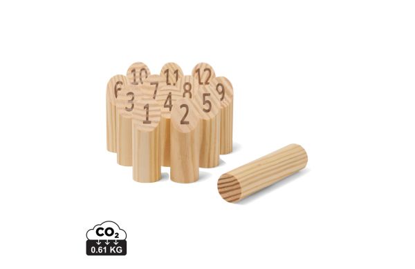 VINGA Muge Mini Zahlen-Spiel, braun