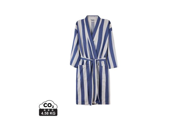 VINGA Ornos GRS Hamam-Bademantel L/XL, blau