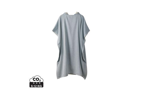 VINGA Tolo Hamam Frottee Strandponcho, navy blau