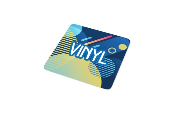 Vinyl Sticker Quadrat 40x40mm, weiss