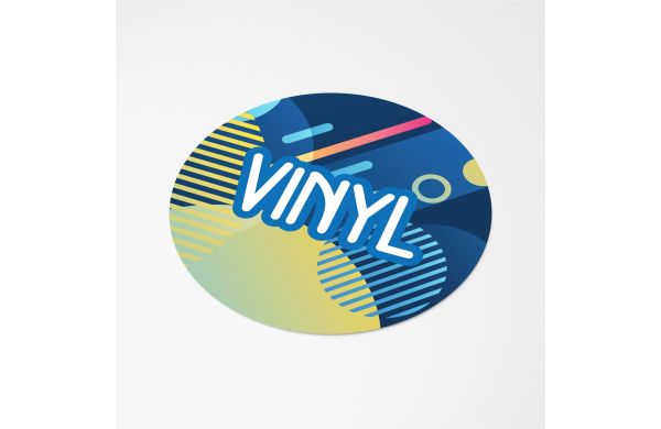 Vinyl Sticker Rund Ø 25 mm, weiss
