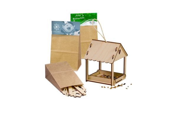 Vogelhäuschen, Lasergravur