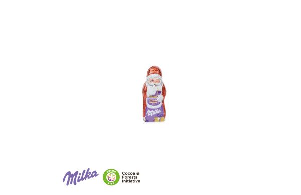 Werbe-Klappkarte Mit Weihnachtsmann Von Milka