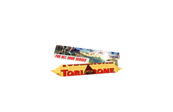 Werbedreieck Long, Toblerone Riegel 35 g