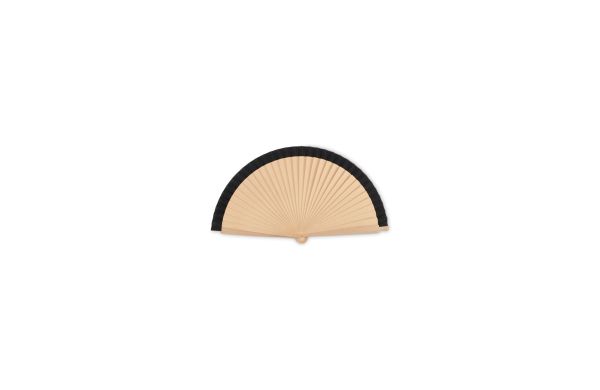 WOODFAN Fächer, schwarz