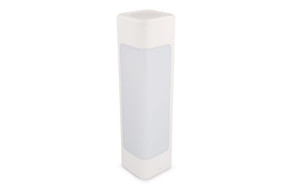 Xoopar Aura White Noise Lautsprecher aus recyceltem Kunststoff, weiss
