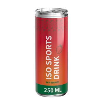 Iso Drink Redberries,  Body Label