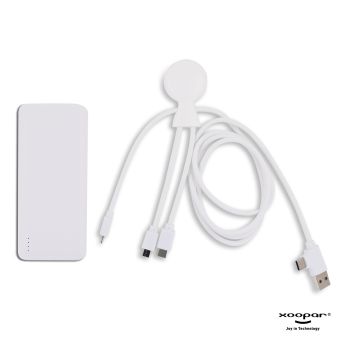 3199, Xoopar Mr. Bio Powerbank and cable pack 7.000mAh