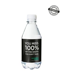 PromoWater - Mineralwasser, Hergestellt in Deutschland, Folien-Etikett