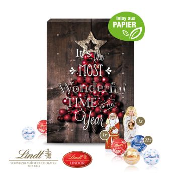 Wand-Adventskalender Lindt „Gourmet Edition“ Organic
