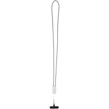 Anser Smartphone Lanyard aus recyceltem Kunststoff mit 27 W 5-in-1 integriertem Kabel