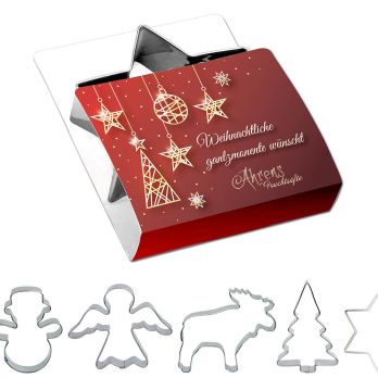 Backförmchen Single-Pack - Weihnachten, Lasergravur