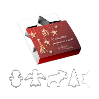 Backförmchen Single-Pack - Weihnachten, beidseitig, Lasergravur