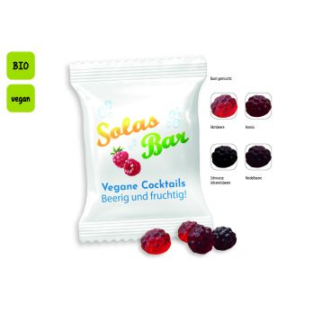 BIO Beerenfrüchtchen vegan Werbetüte