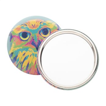Button-Taschenspiegel BeautyBadge